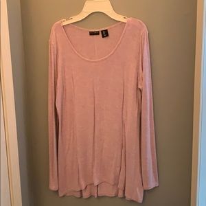 purple long sleeve shirt